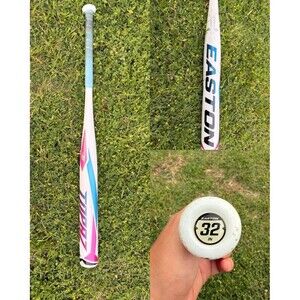 Easton Topaz Fastpitch Softball Bat FP20TPZ White 32”/22oz (-10) 2 1/4" Diameter
